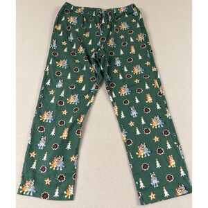 Hannah Anderson Bluey Adult Flannel Pajama Bottoms L  Drawstring Pockets Unisex‎